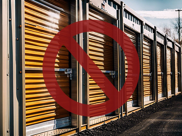 Zoom Defense - offsite firearm storage is not allowed in public storage units